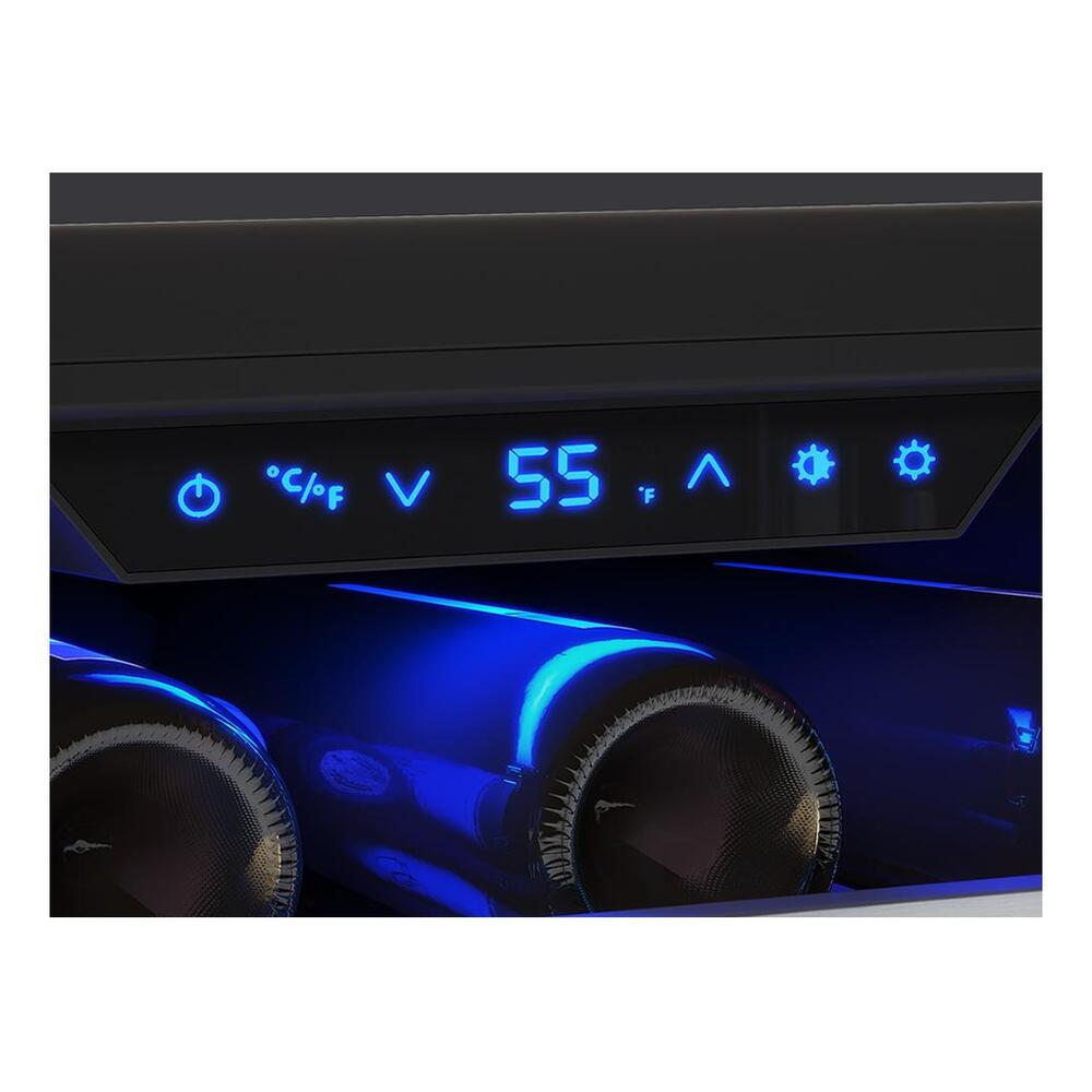 Zephyr Presrv Wine Cooler, 24in UC, SS+Gls, Rvs Door, 1Z