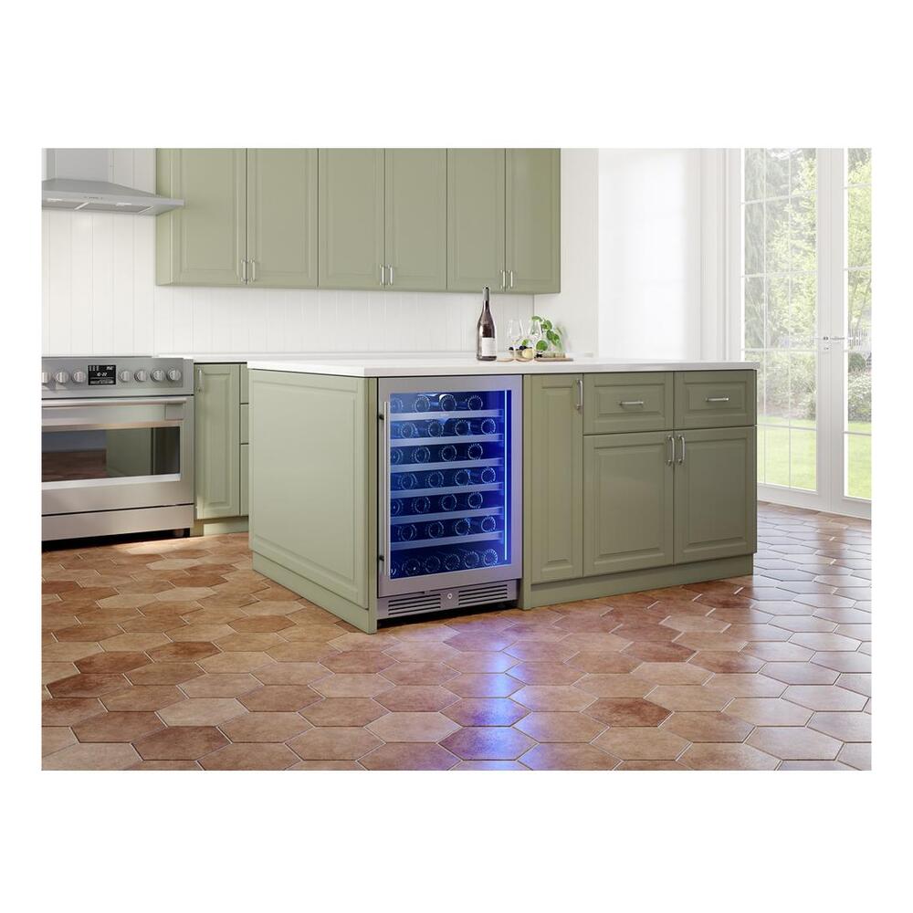 Zephyr Presrv Wine Cooler, 24in UC, SS+Gls, Rvs Door, 1Z