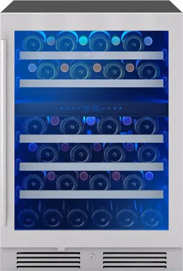 Zephyr Presrv Wine Cooler, 24in UC, SS+Gls, Rvs Door, 2Z