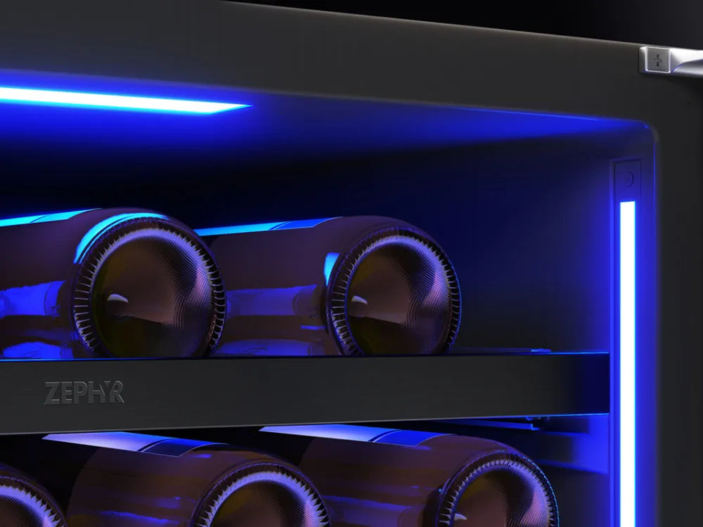 Zephyr Presrv Wine Cooler, 24in UC, Panel Ready+Gls, 2Z