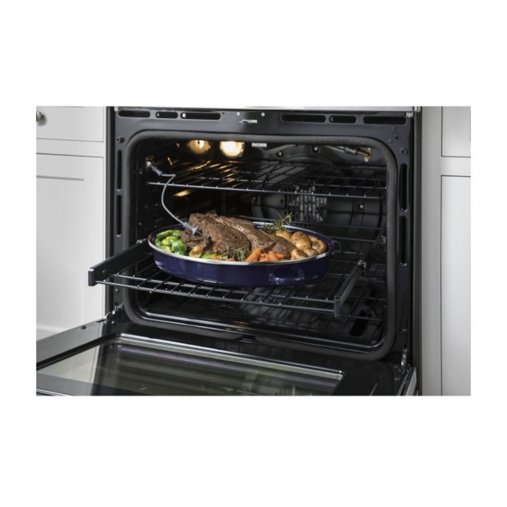 GE Profile GE Profile™ 30" Smart Slide-In Electric Double Oven Convection Fingerprint Resis