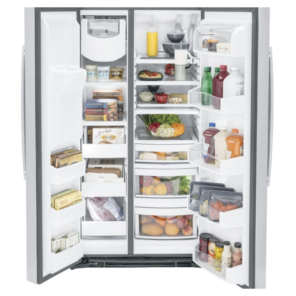 GE Profile GE Profile™ ENERGY STAR® 25.3 Cu. Ft. Side-by-Side Refrigerator