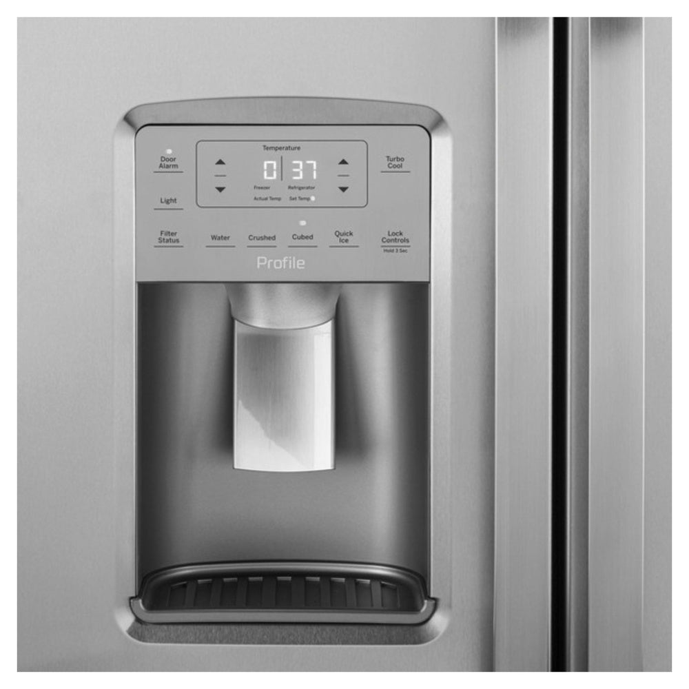GE Profile GE Profile™ ENERGY STAR® 25.3 Cu. Ft. Side-by-Side Refrigerator
