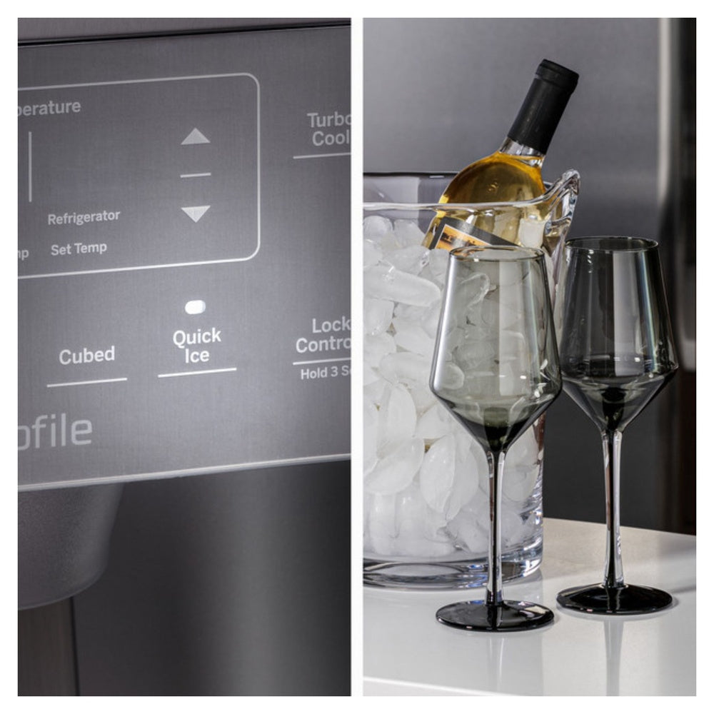 GE Profile GE Profile™ ENERGY STAR® 25.3 Cu. Ft. Side-by-Side Refrigerator