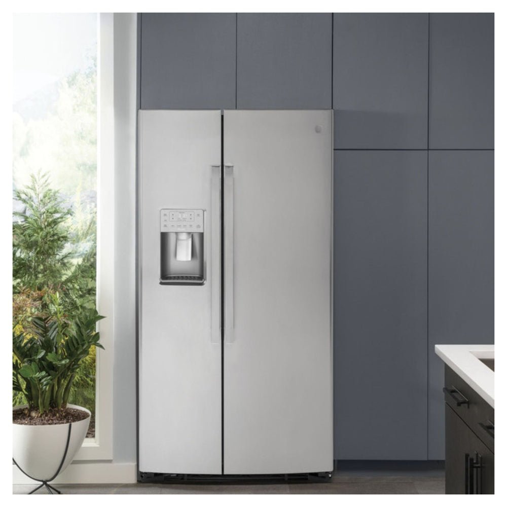GE Profile GE Profile™ ENERGY STAR® 25.3 Cu. Ft. Side-by-Side Refrigerator