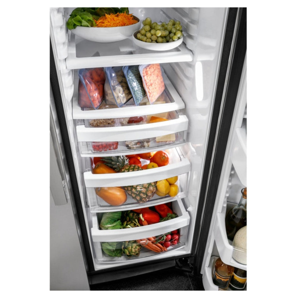 GE Profile GE Profile™ ENERGY STAR® 25.3 Cu. Ft. Side-by-Side Refrigerator