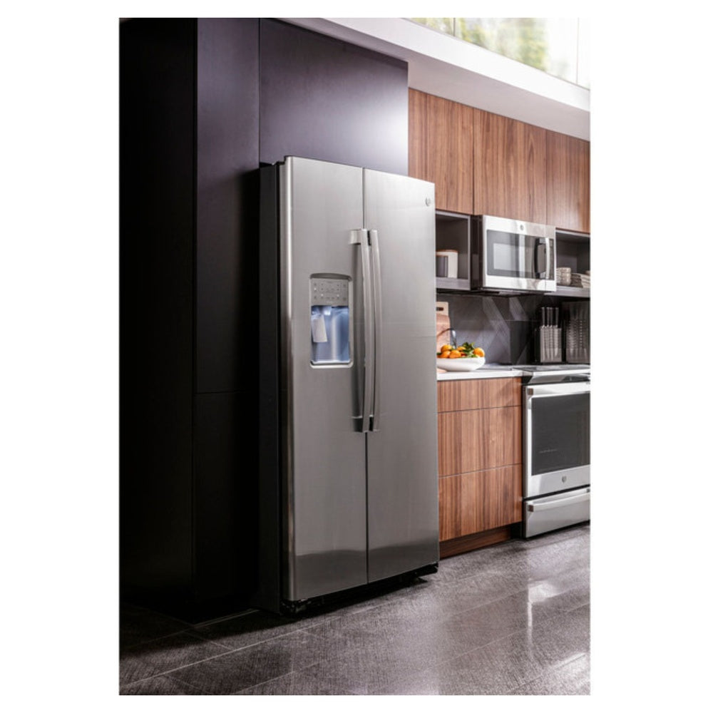 GE Profile GE Profile™ ENERGY STAR® 25.3 Cu. Ft. Side-by-Side Refrigerator