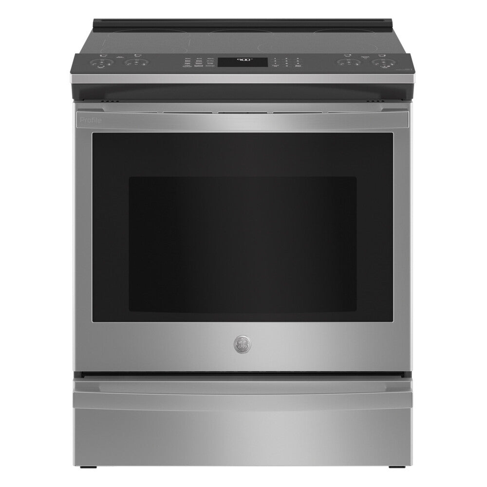 GE Profile GE Profile™ 30" Smart Slide-In Electric Convection Fingerprint Resistant Range w