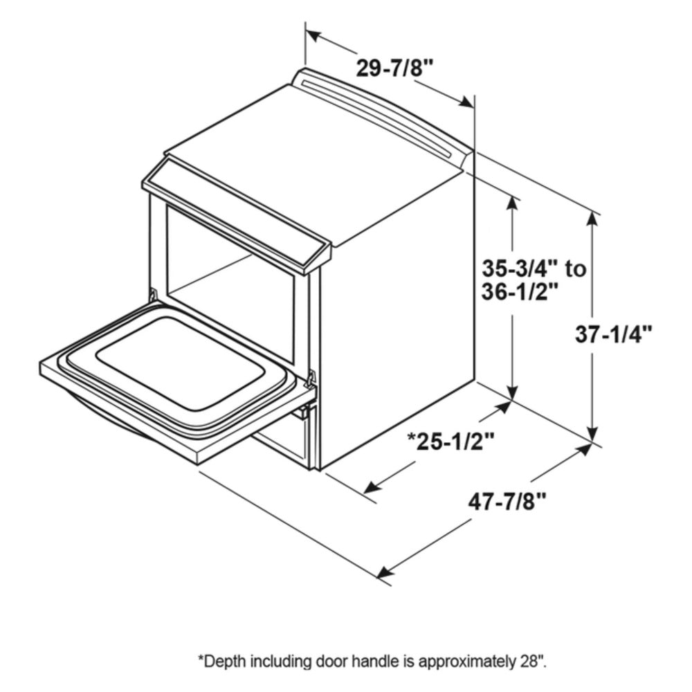 GE Profile GE Profile™ 30" Smart Slide-In Electric Convection Fingerprint Resistant Range w