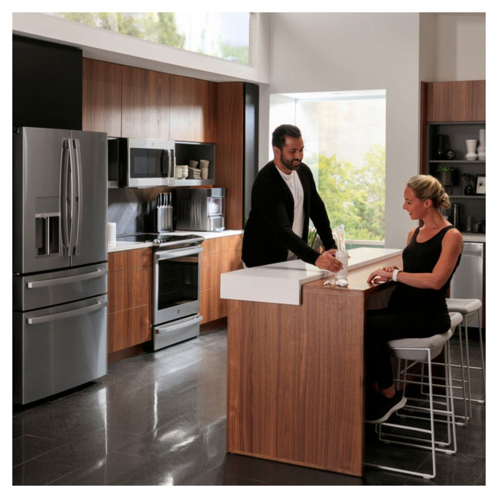 GE Profile GE Profile™ 30" Smart Slide-In Electric Convection Fingerprint Resistant Range w