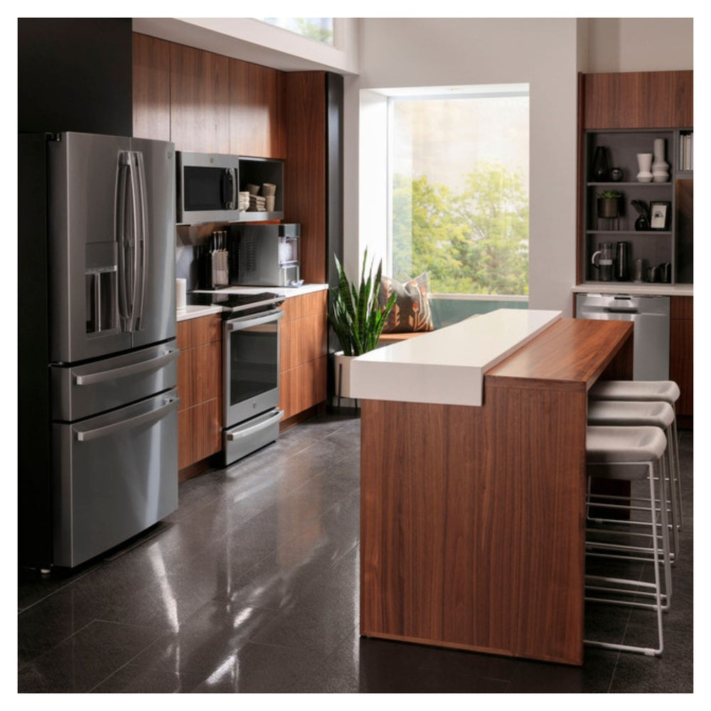 GE Profile GE Profile™ 30" Smart Slide-In Electric Convection Fingerprint Resistant Range w