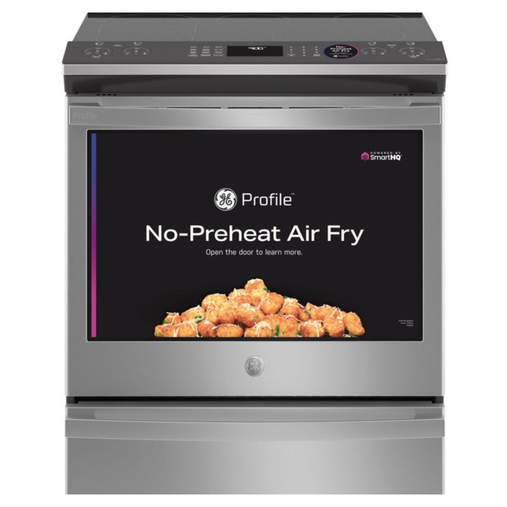 GE Profile GE Profile™ 30" Smart Slide-In Electric Convection Fingerprint Resistant Range w