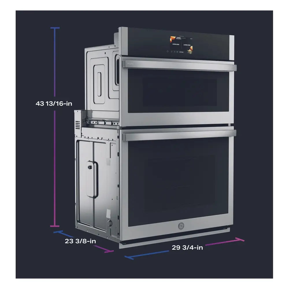GE Profile GE Profile™ 30 in. Combination Double Wall Oven with Convection, Air Fry, Steam,