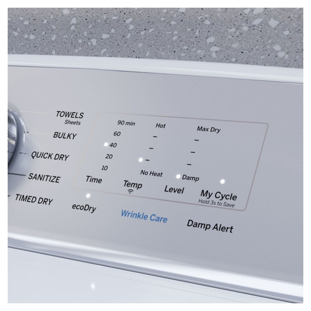 GE Profile GE Profile™ ENERGY STAR® 7.4 cu. ft. Capacity aluminized alloy drum Gas Dryer wi