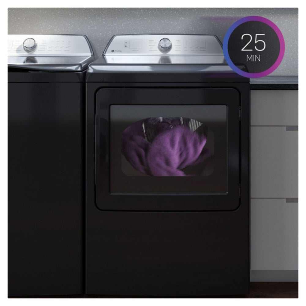 GE Profile GE Profile™ ENERGY STAR® 7.4 cu. ft. Capacity aluminized alloy drum Gas Dryer wi