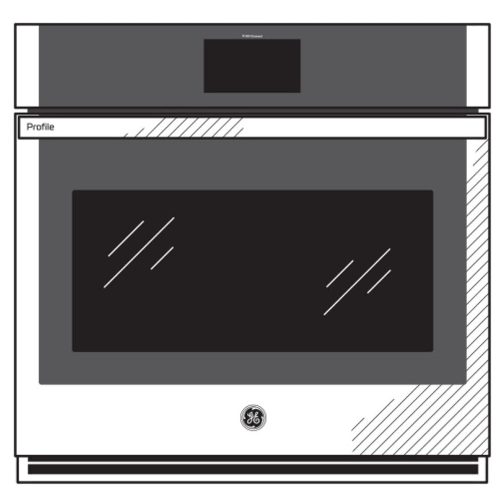 GE Profile GE Profile™ 30" Smart Built-In Convection Single Wall Oven with No Preheat Air F