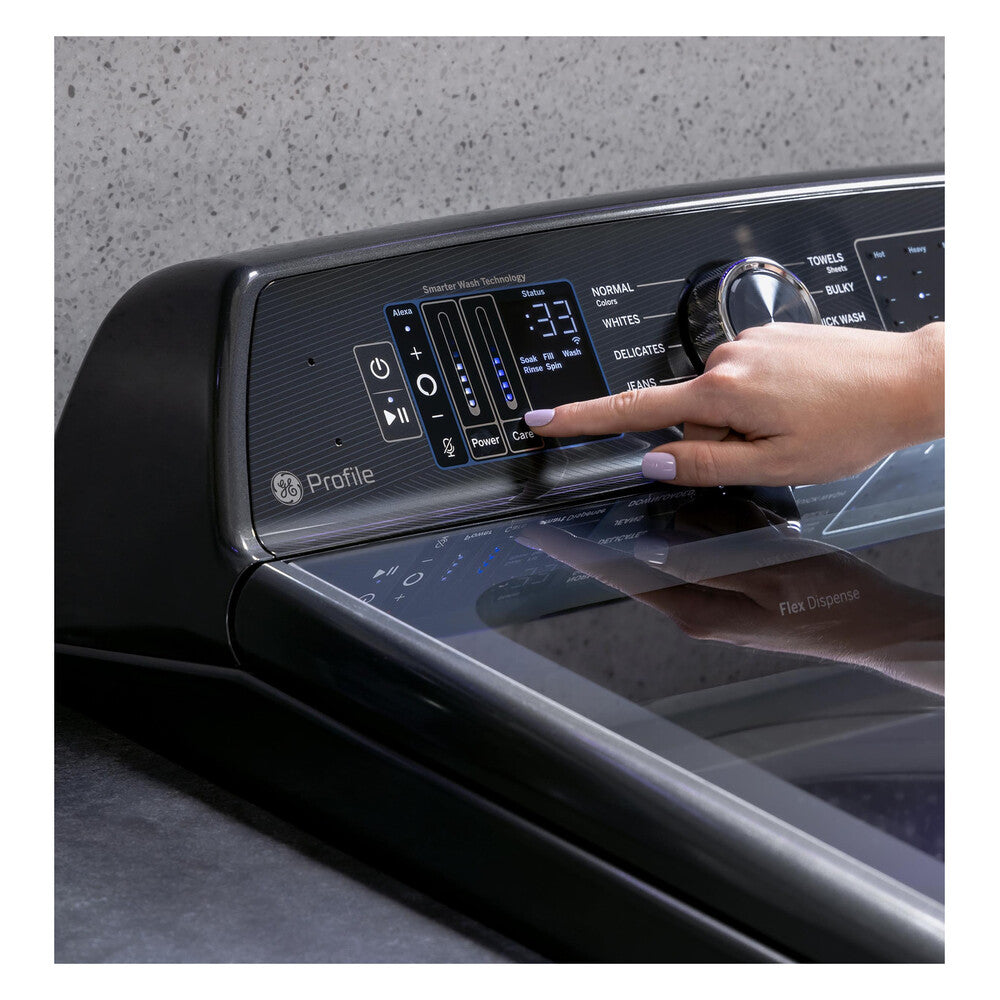 GE Profile GE Profile™ ENERGY STAR® 5.3 cu. ft. Capacity Washer with Smarter Wash Technolog