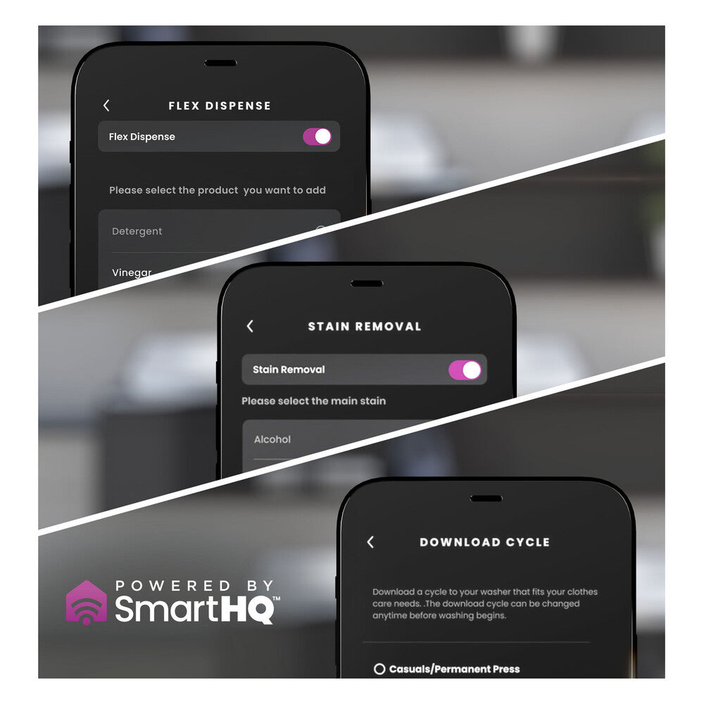 GE Profile GE Profile™ ENERGY STAR® 5.3 cu. ft. Capacity Washer with Smarter Wash Technolog