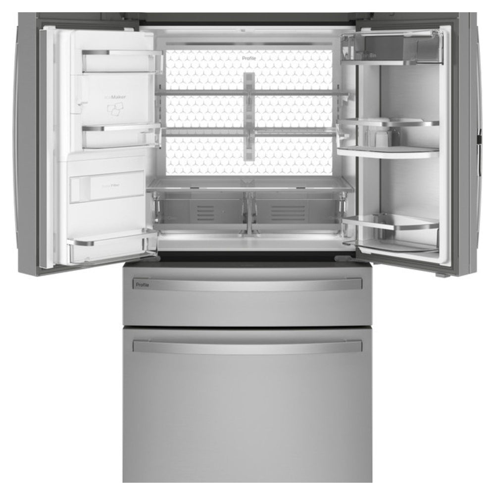 GE Profile GE Profile™ ENERGY STAR® 27.9 Cu. Ft. Smart Fingerprint Resistant 4-Door French-