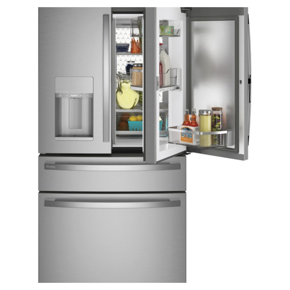 GE Profile GE Profile™ ENERGY STAR® 27.9 Cu. Ft. Smart Fingerprint Resistant 4-Door French-