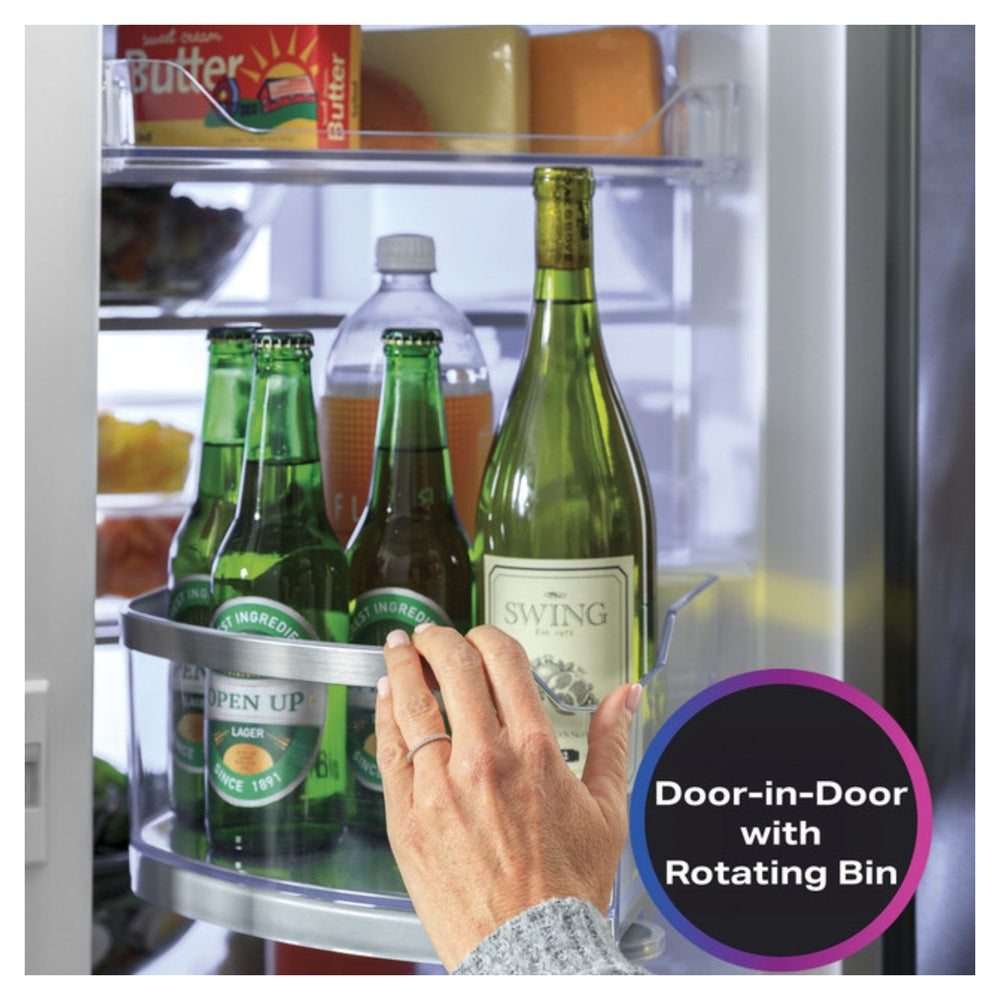 GE Profile GE Profile™ ENERGY STAR® 27.9 Cu. Ft. Smart Fingerprint Resistant 4-Door French-