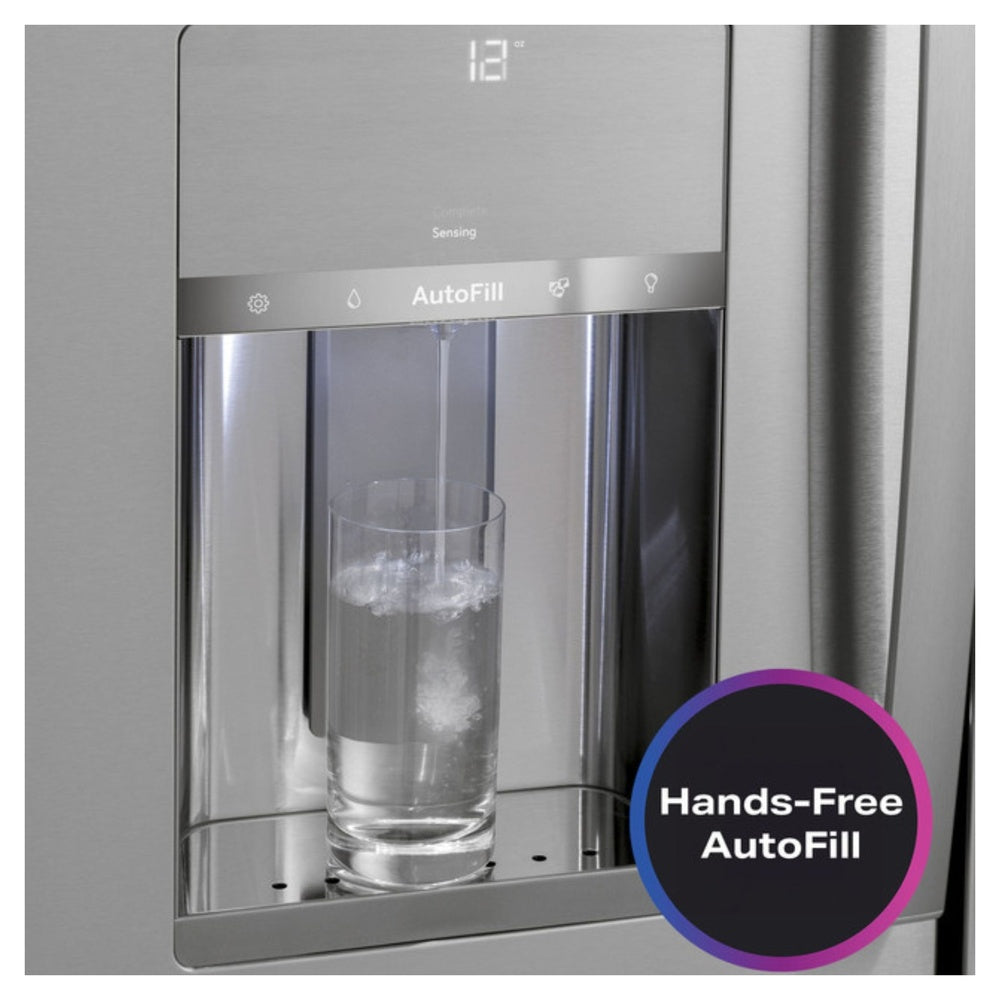 GE Profile GE Profile™ ENERGY STAR® 27.9 Cu. Ft. Smart Fingerprint Resistant 4-Door French-