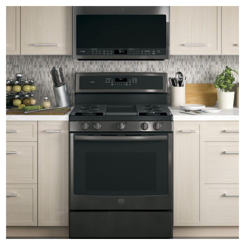 GE Profile GE Profile™ 2.1 Cu. Ft. Over-the-Range Sensor Microwave Oven