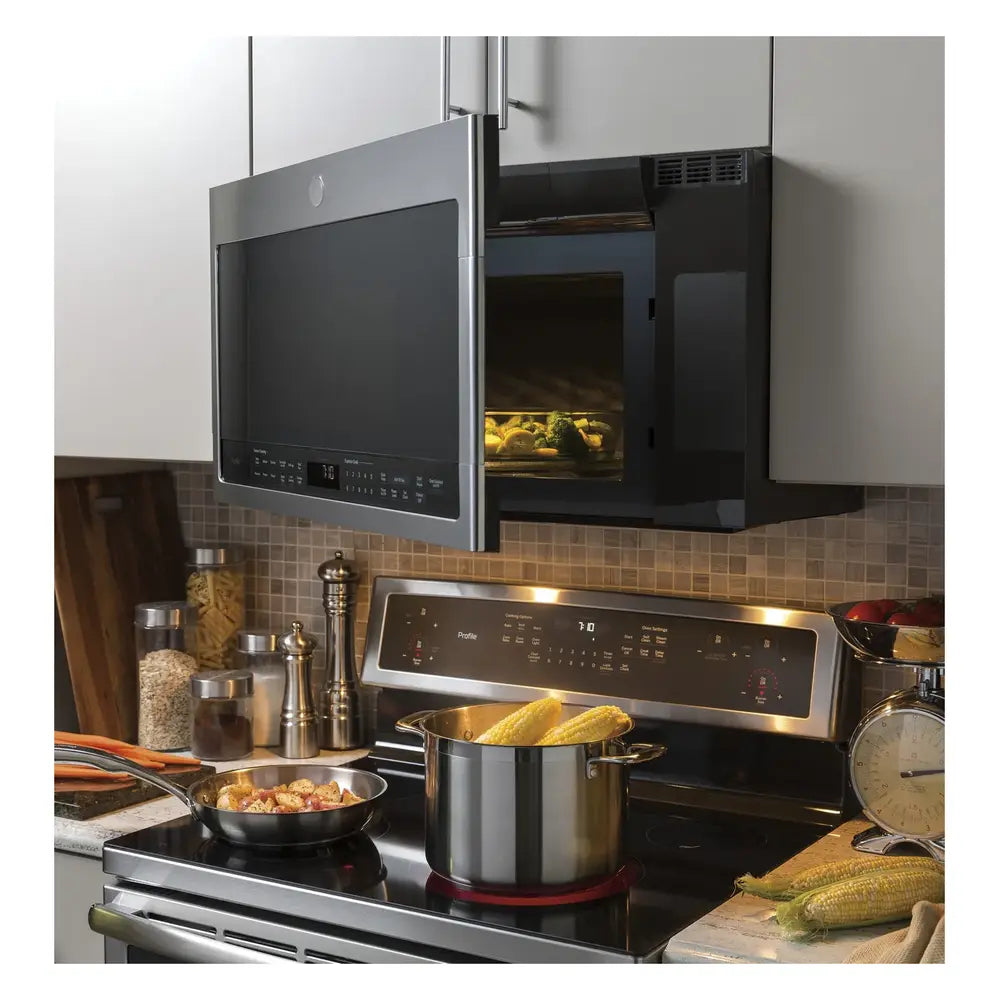 GE Profile GE Profile™ 2.1 Cu. Ft. Over-the-Range Sensor Microwave Oven