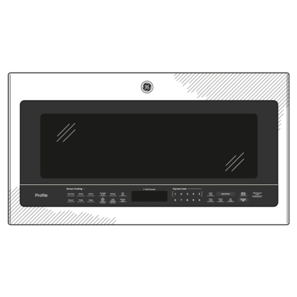 GE Profile GE Profile™ 2.1 Cu. Ft. Over-the-Range Sensor Microwave Oven
