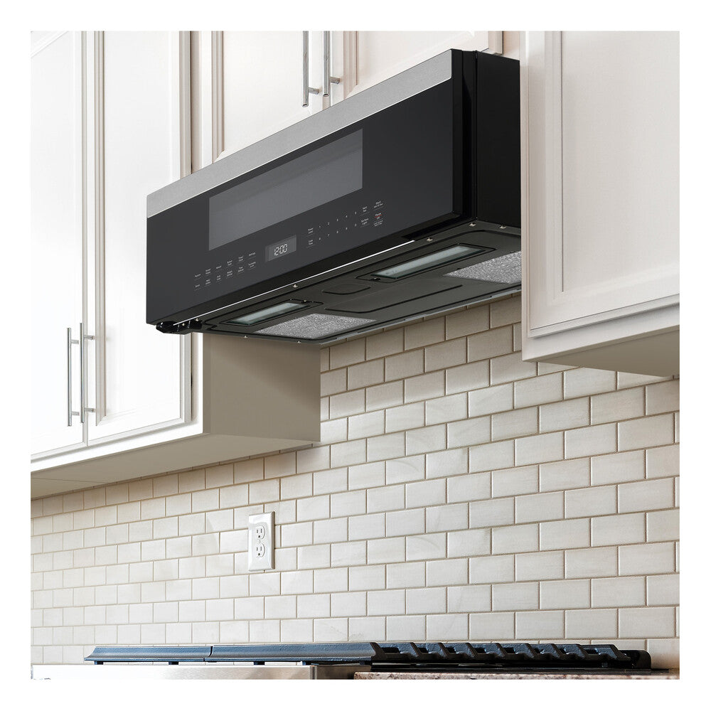 GE Profile GE Profile™ 1.7 Cu. Ft. Convection Over-the-Range Microwave Oven