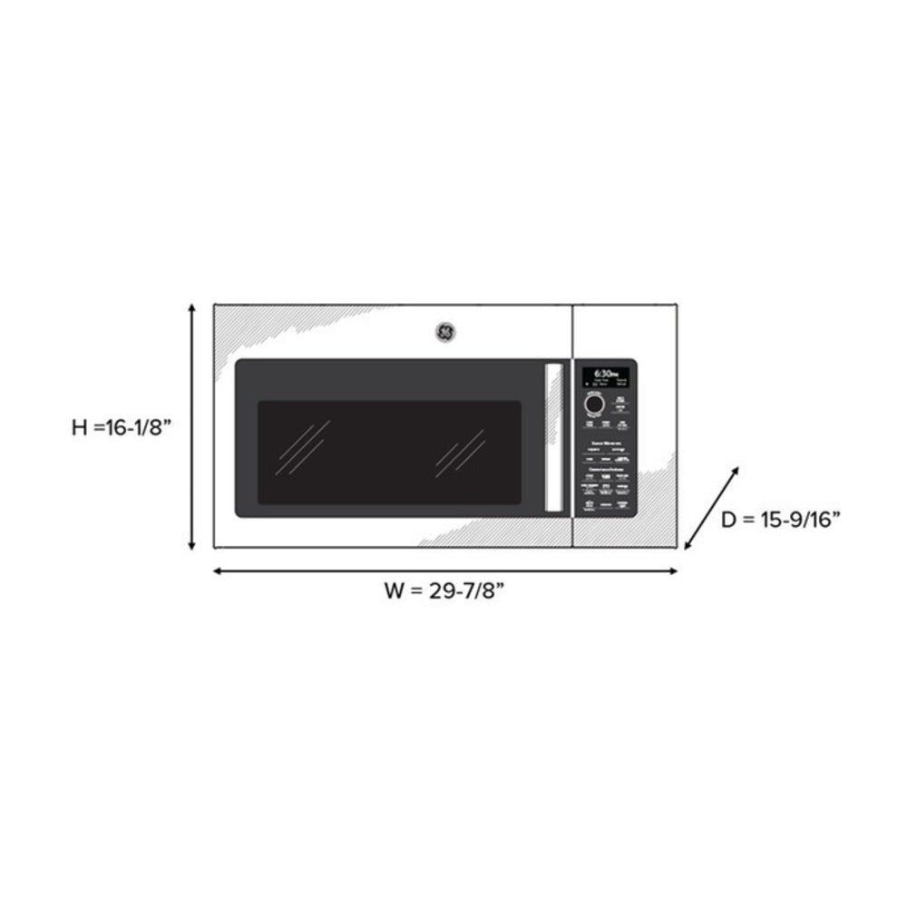 GE Profile GE Profile™ 2.1 Cu. Ft. Over-the-Range Sensor Microwave Oven