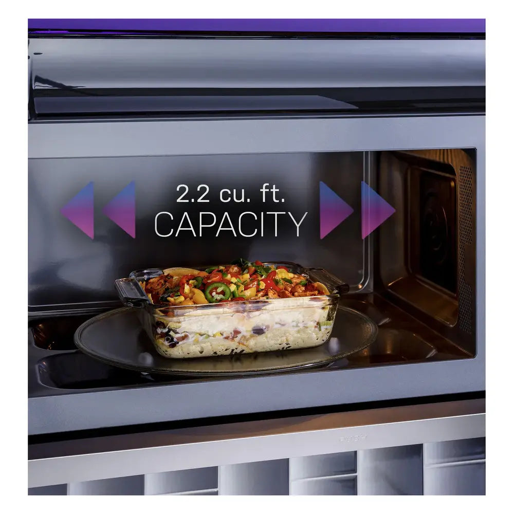 GE Profile GE Profile™ 2.2 Cu. Ft. Over-the-Range Sensor Microwave Oven with Extendable Sli