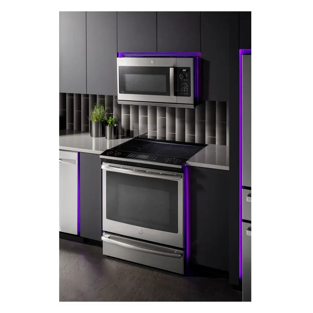 GE Profile GE Profile™ 2.2 Cu. Ft. Over-the-Range Sensor Microwave Oven with Extendable Sli