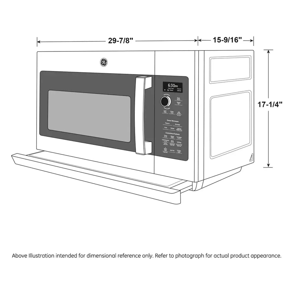 GE Profile GE Profile™ 2.2 Cu. Ft. Over-the-Range Sensor Microwave Oven with Extendable Sli