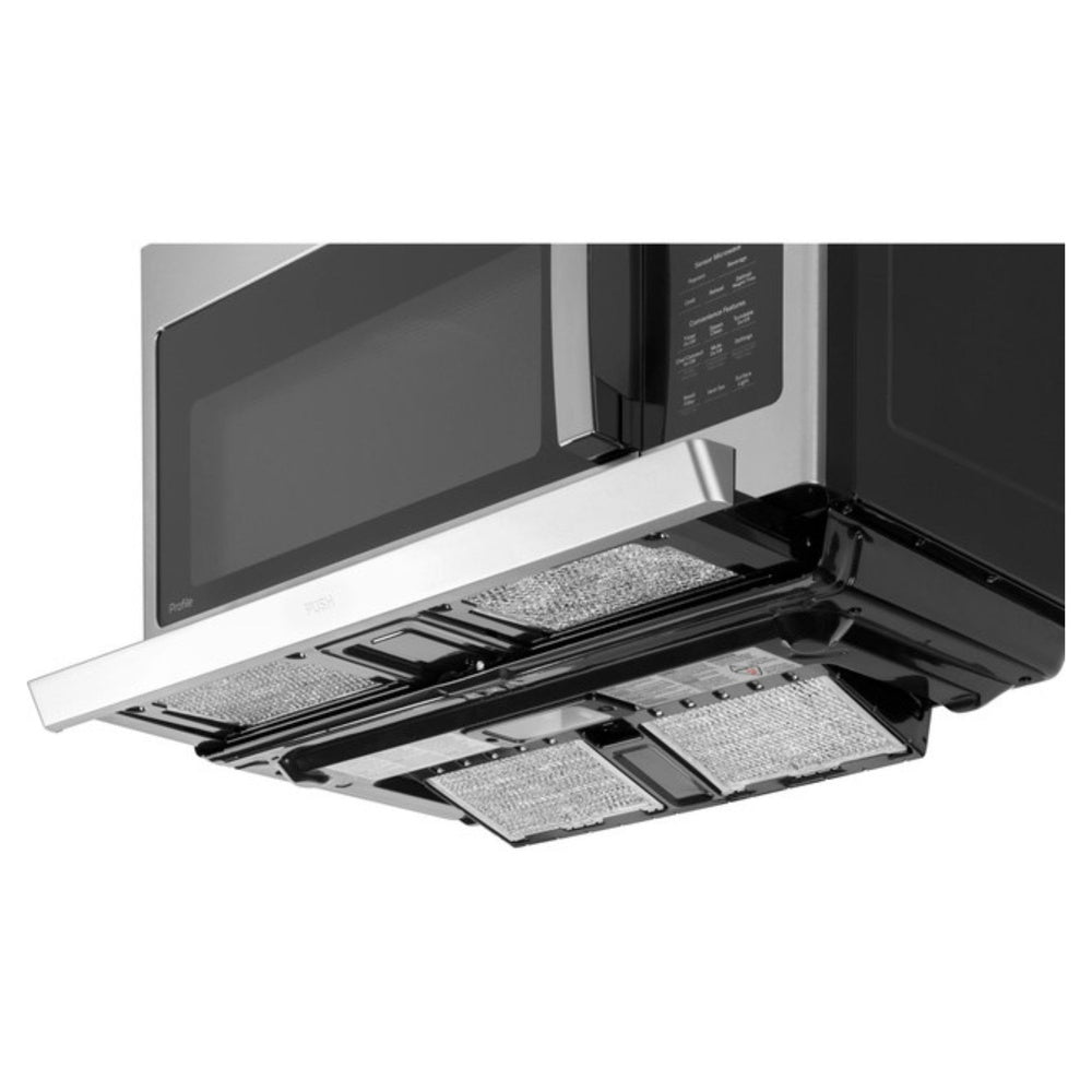 GE Profile GE Profile™ 2.2 Cu. Ft. Over-the-Range Sensor Microwave Oven with Extendable Sli