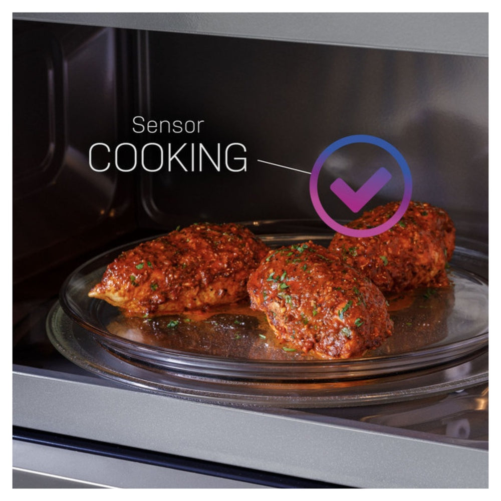 GE Profile GE Profile™ 2.2 Cu. Ft. Over-the-Range Sensor Microwave Oven with Extendable Sli