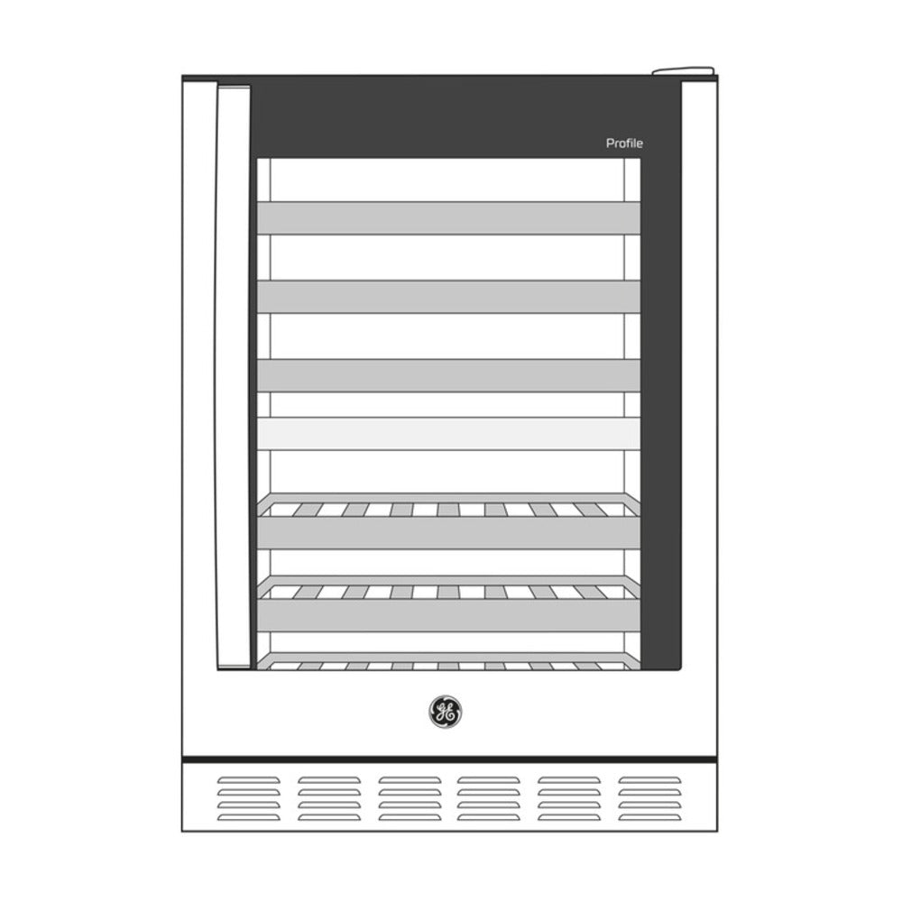 GE Profile GE Profile™ 44-Bottle Dual Zone Wine Cooler