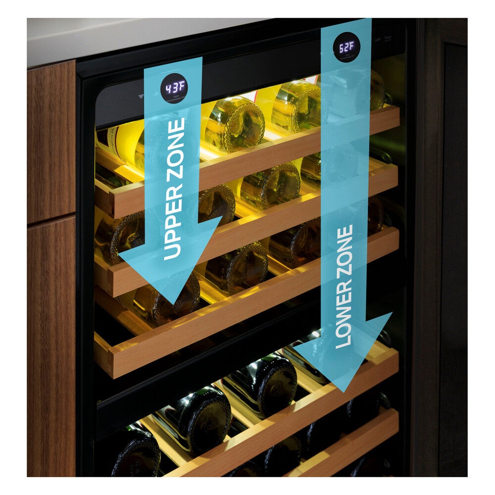 GE Profile GE Profile™ 44-Bottle Dual Zone Wine Cooler