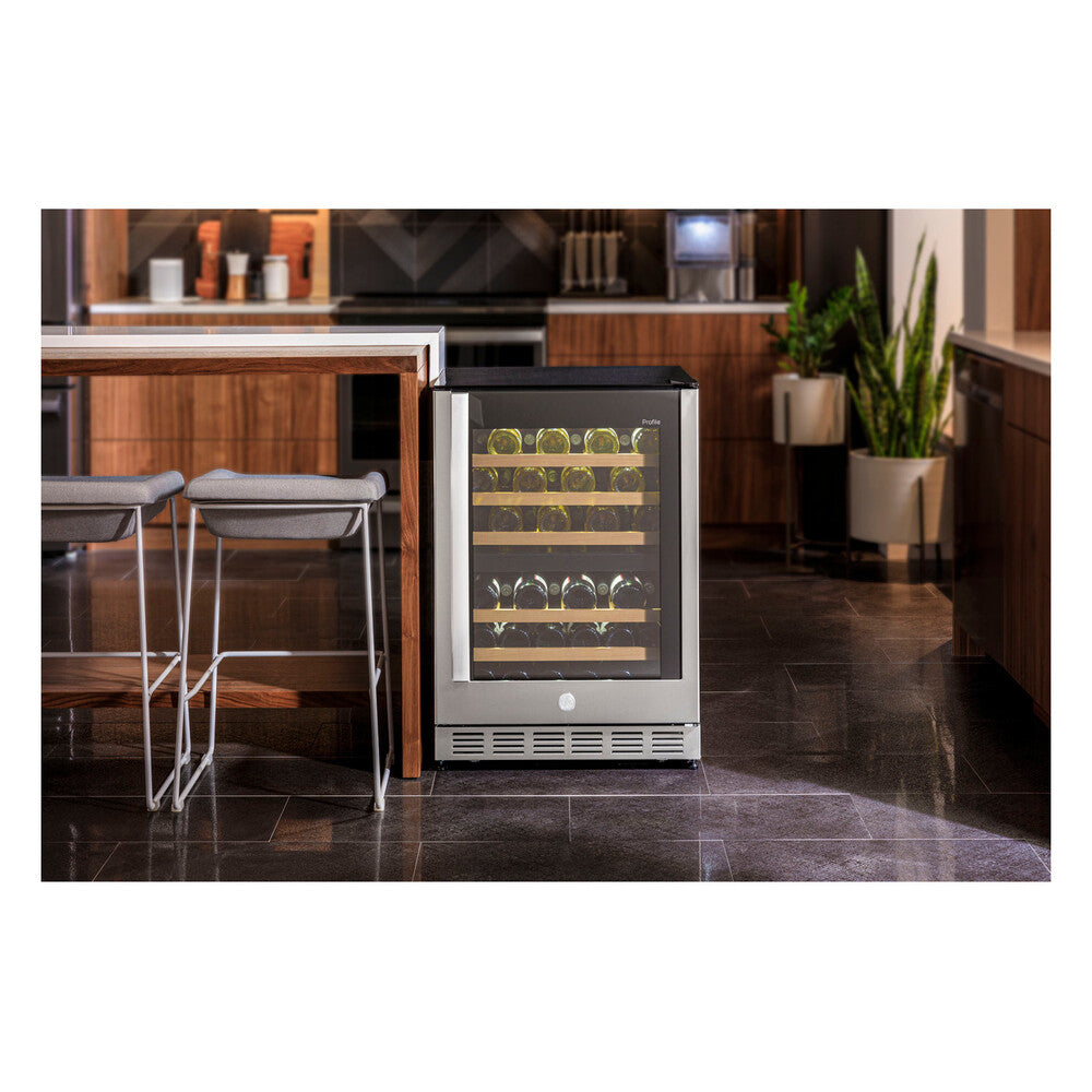GE Profile GE Profile™ 44-Bottle Dual Zone Wine Cooler