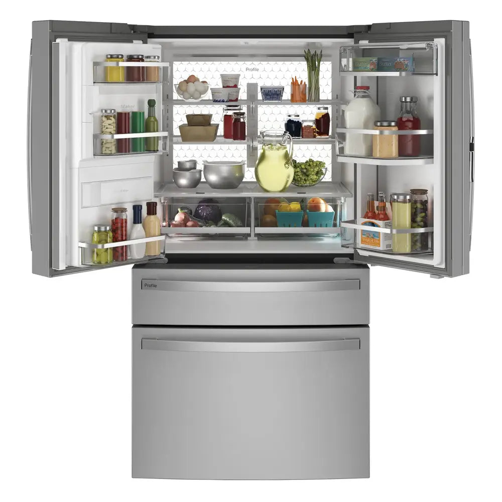 GE Profile GE Profile™ 22.4 Cu. Ft. Smart Counter-Depth Fingerprint Resistant 4-Door French