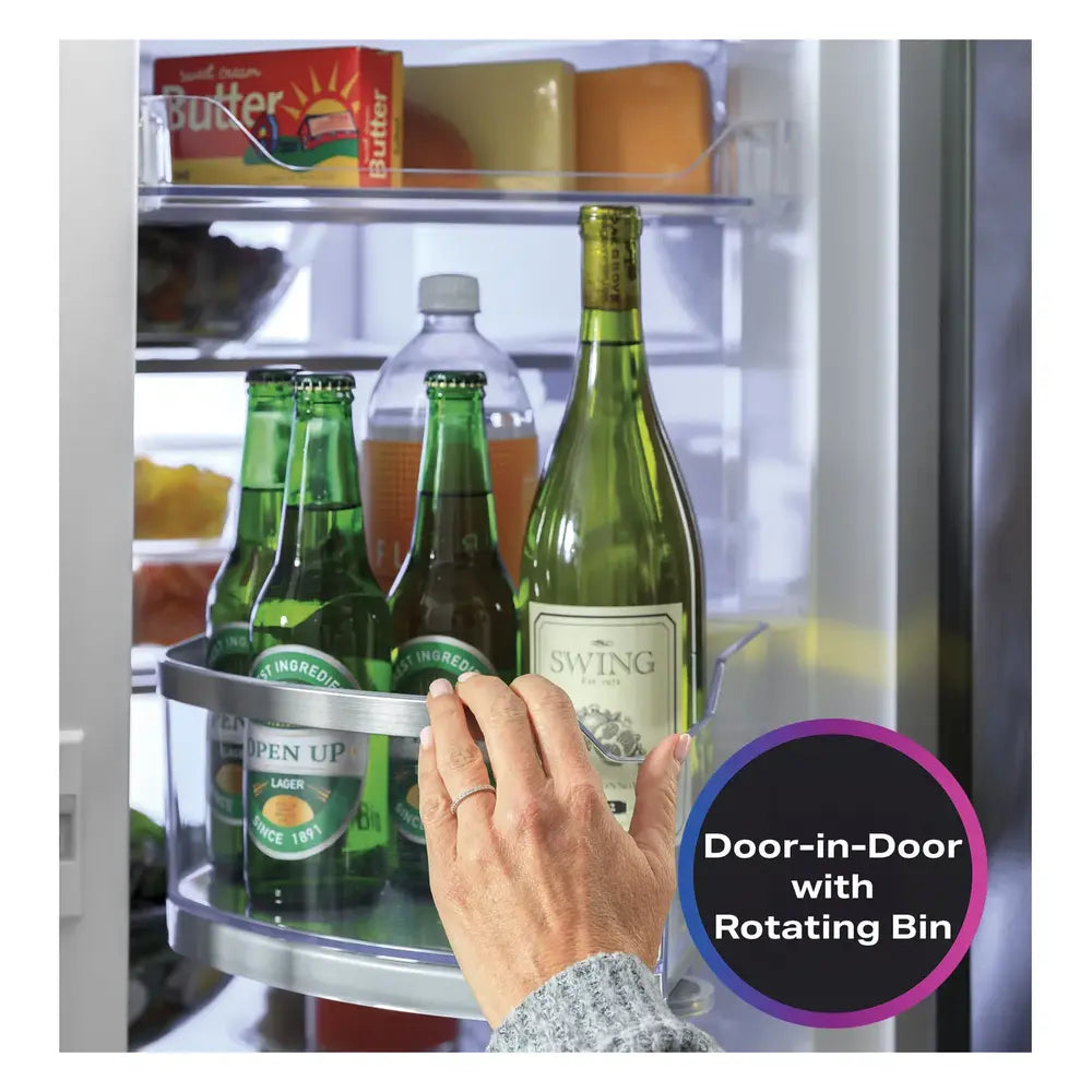 GE Profile GE Profile™ 22.4 Cu. Ft. Smart Counter-Depth Fingerprint Resistant 4-Door French