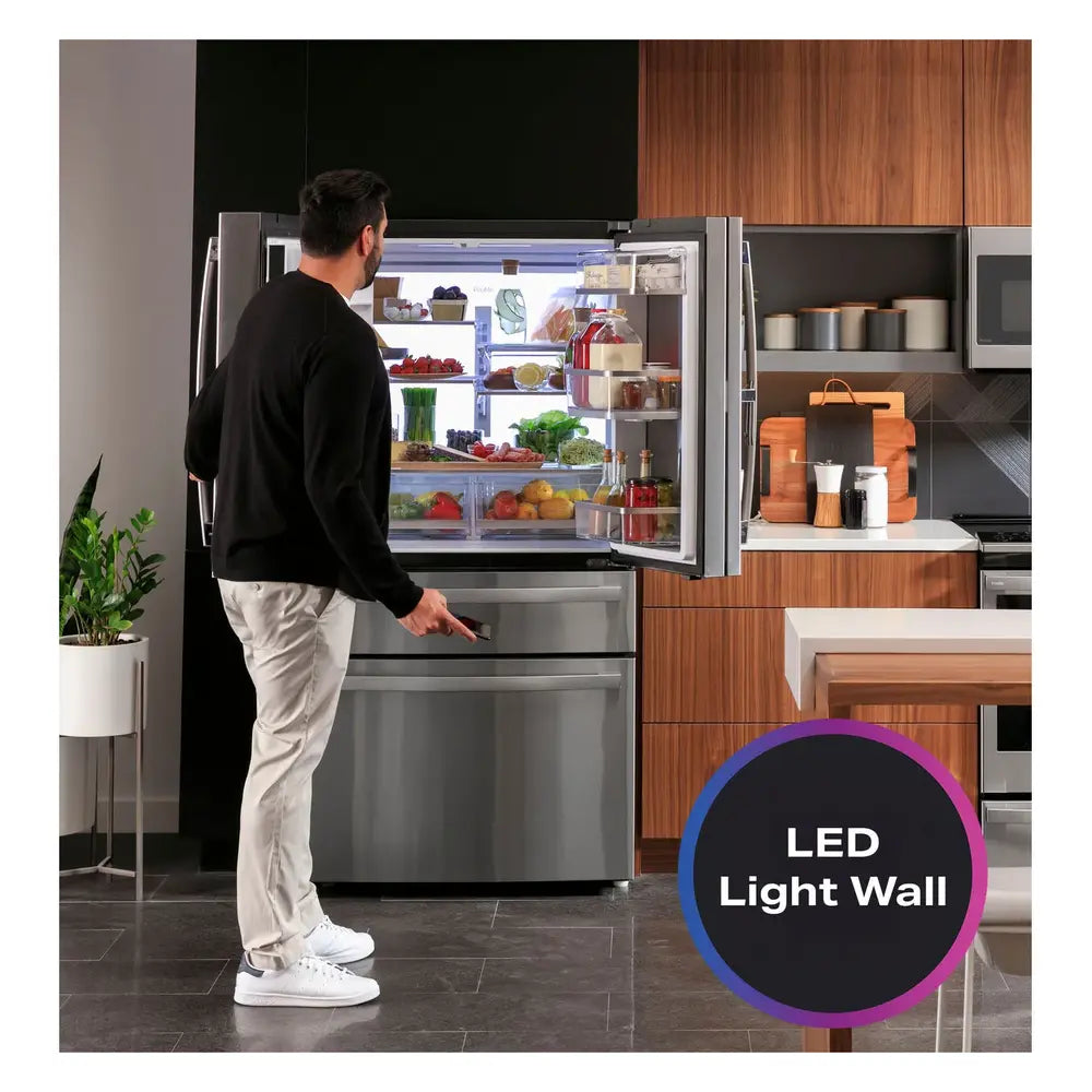 GE Profile GE Profile™ 22.4 Cu. Ft. Smart Counter-Depth Fingerprint Resistant 4-Door French