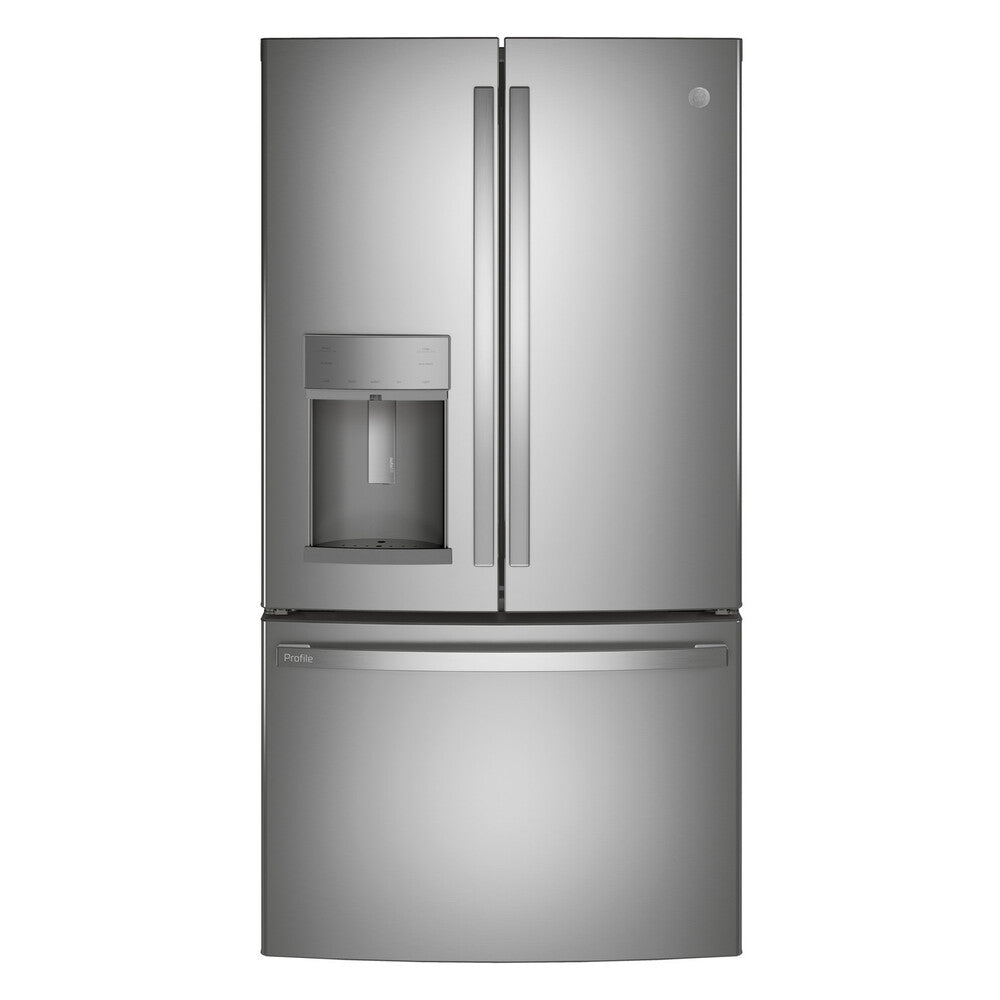GE Profile GE Profile™ ENERGY STAR® 22.1 Cu. Ft. Counter-Depth Fingerprint Resistant French