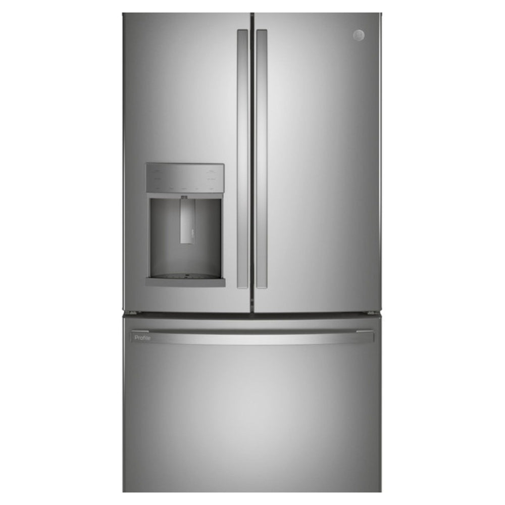 GE Profile GE Profile™ ENERGY STAR® 22.1 Cu. Ft. Counter-Depth Fingerprint Resistant French
