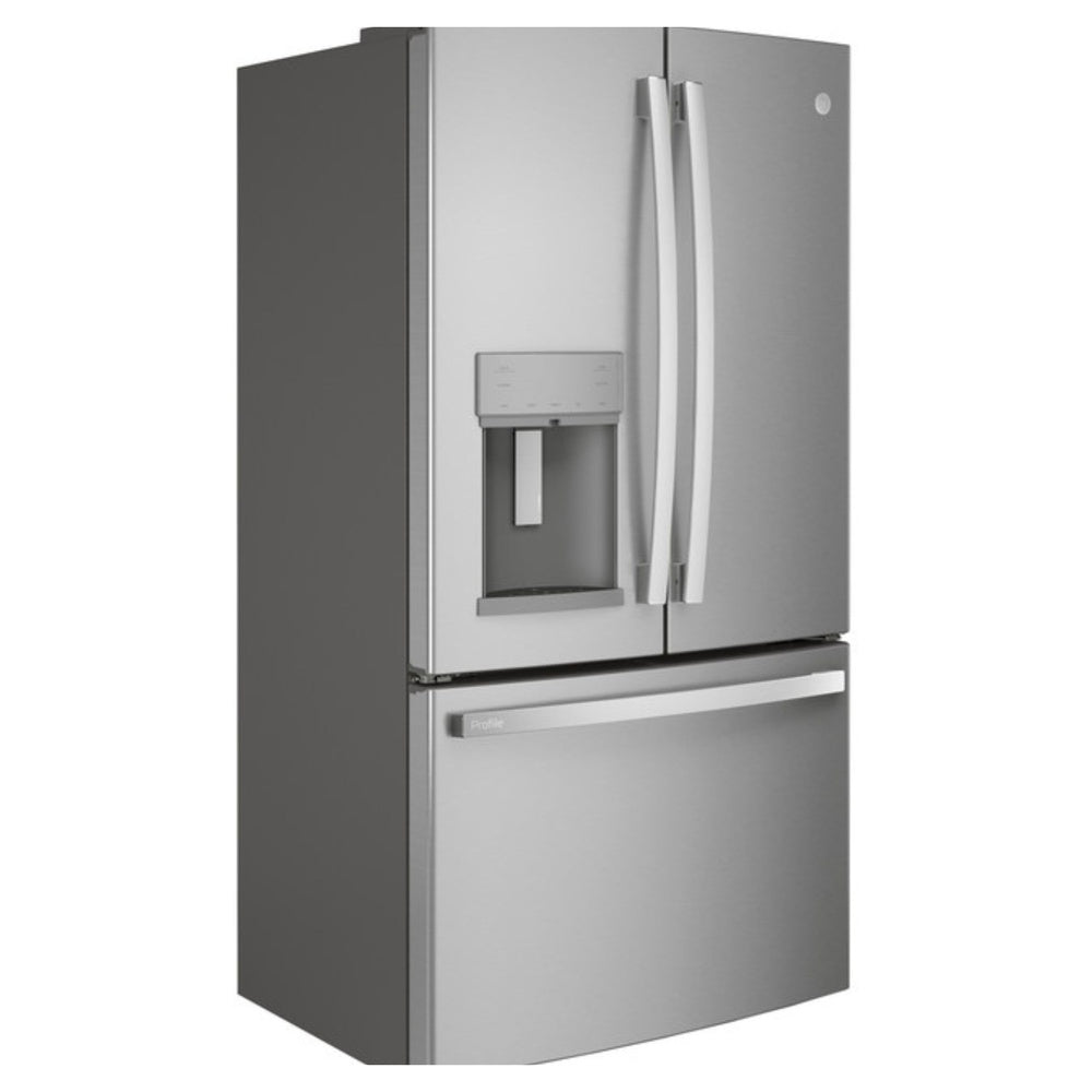 GE Profile GE Profile™ ENERGY STAR® 22.1 Cu. Ft. Counter-Depth Fingerprint Resistant French