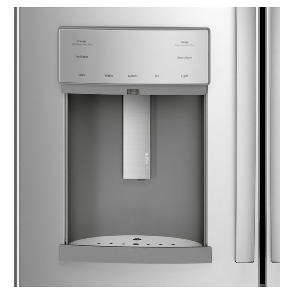 GE Profile GE Profile™ ENERGY STAR® 22.1 Cu. Ft. Counter-Depth Fingerprint Resistant French