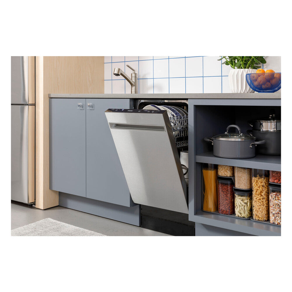 Haier Haier ENERGY STAR® 18" Stainless Steel Interior Dishwasher with Sanitize Cycle