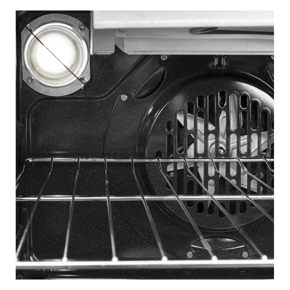 Haier 24" 2.9 Cu. Ft. Gas Free-Standing Range with Convection and Modular Backguard