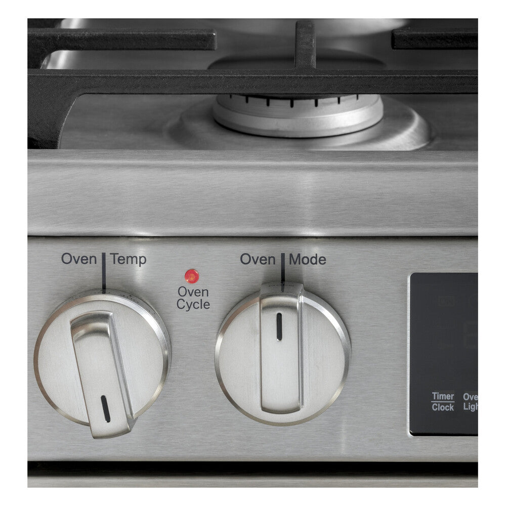 Haier 24" 2.9 Cu. Ft. Gas Free-Standing Range with Convection and Modular Backguard