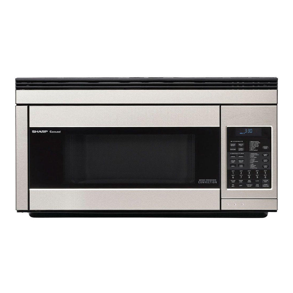 Sharp 1.1 cu. ft. 850W Sharp Stainless Steel Over-the-Range Convection Microwave Oven